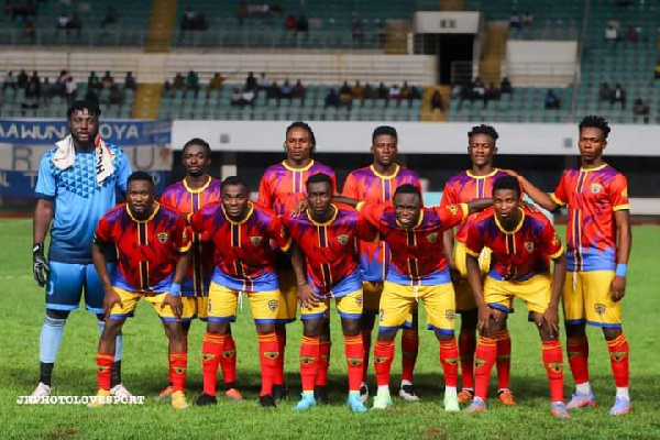 Hearts of Oak avoided relegation with a dramatic 3-2 win against Bechem United