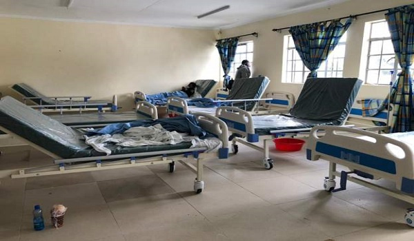 One of the isolation wards at Mbagathi Hospital in Nairobi