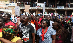 Some members of the Ghana Union of Traders Association