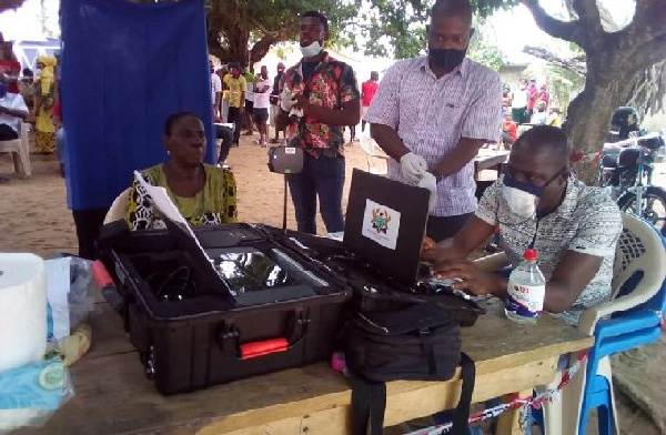 File photo of a registration centre