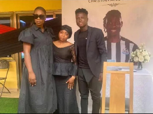 Samuel Inkoom And Wife Mourn With Christian Atsu's Family 