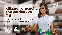 Join KieKie as she takes you on a stylish journey through a luxury leather store in Lagos.