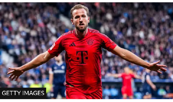 Harry Kane has scored nine Bundesliga goals this campaign