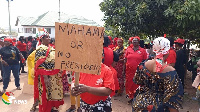 Supporters of the NDC have been protesting over the election results