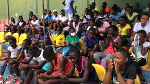 Patrons at the Tennis Clinic