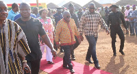 President Akufo-Addo on his arrival to Yendi for the festival