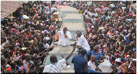 Nana Addo Dankwa Akufo-Addo campaigning