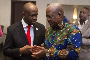 Omane Boamah and John Mahama