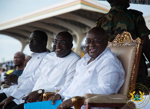 President Akufo-Addo and Vice Dr. Mahamudu Bawumia at the 2019 May Day Celebration