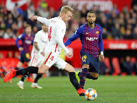 KP Boateng debuted for Barcelona against Sevilla