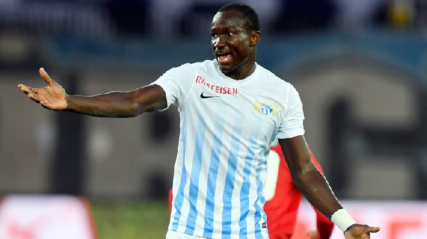 Dwamena made 36 appearances scoring 13 goals for FC Zurich