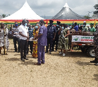 Mrs. Evelyn Vandapuye was awarded the Overall Best Farmer in the District