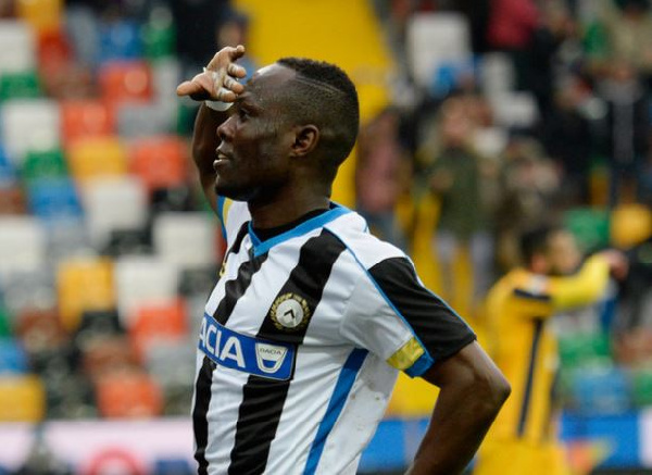 Agyemang Badu salutes Udinese fans