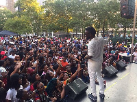 Bisa Kdei performs at Afro Festival