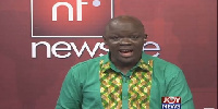 Sampson Anyenini is host for Joynews' Newsfile program