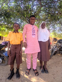 Sir Marizuk with two of his pupils