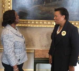 Her Ladyship Georgina Wood meeting with Right Hon. Patricia Scotland, Commonwealth Secretary-General