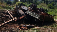 The three persons who died were on board the truck that was involved in the accident