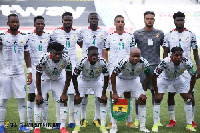 Black Stars in a group photo