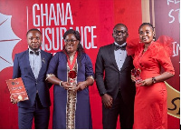 Representatives from Nationwide Medical Insurance with the award