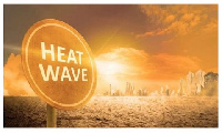 The statement said temperatures will rise between 39 and 42 degrees Celsius this afternoon