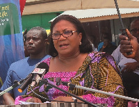 Mrs Rebecca Akufo-Addo addressing participants at the programme