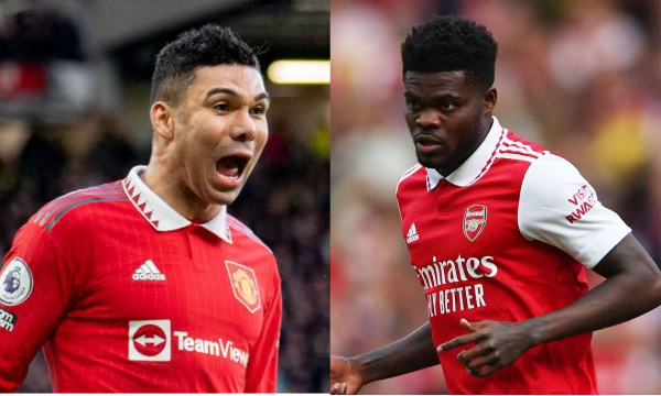 Carlos Henrique Casemiro and Thomas Partey