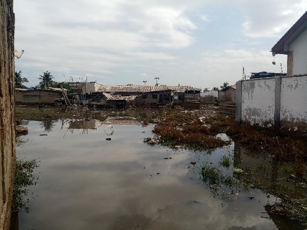 A house which got flooded