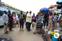 Henry Quartey, Greater Accra Regional Minister in yellow