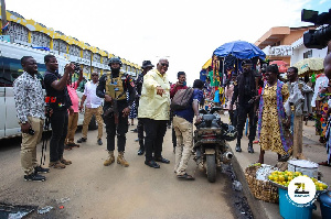 Henry Quartey, Greater Accra Regional Minister in yellow