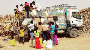 File photo of children in a poor community