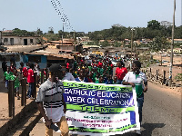 Catholic Education Week Celebration march in Western Region