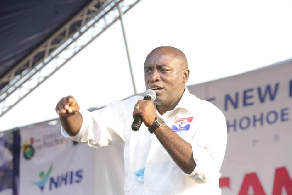 Kwabena Agyepong has been reinstated into the NPP