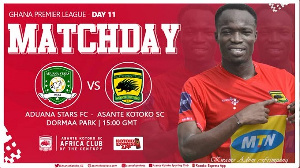 It's Kotoko vs Aduana at the Agyemang Badu Park