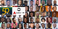 The 2019 list features 50 of Ghana