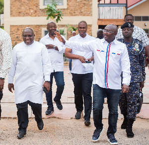 Seth Acheampong with Dr. Bawumia, others