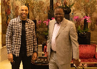 Thierry Henry met with Namibian President Hage Geingob in France