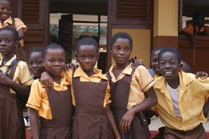 Pupils of a public primary school in Ghana