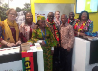 The Ghana team at the event