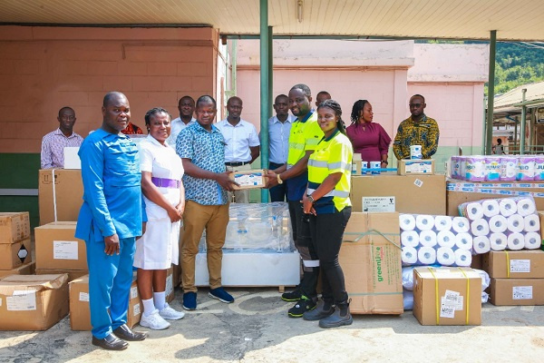 The items are expected to boost healthcare delivery in the two districts of the Ashanti Region