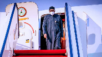 President Buhari returned to Abuja on Thursday, April 15