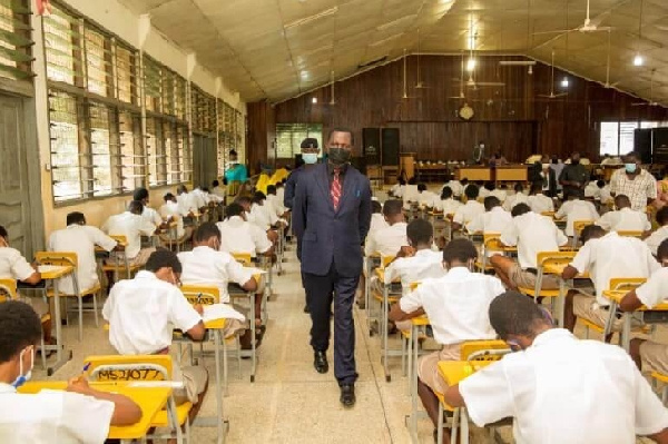 Education Minister, Dr. Yaw Osei Adutwum inspects some exam centres | File photo