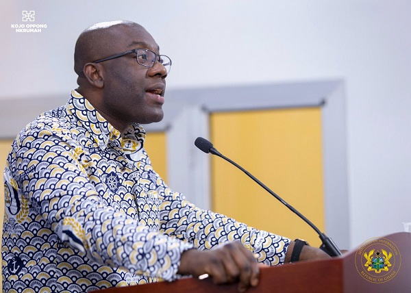 Kojo Oppong Nkrumah, minister for information