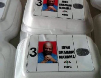 Former President John Mahama was accused of influencing voters with food