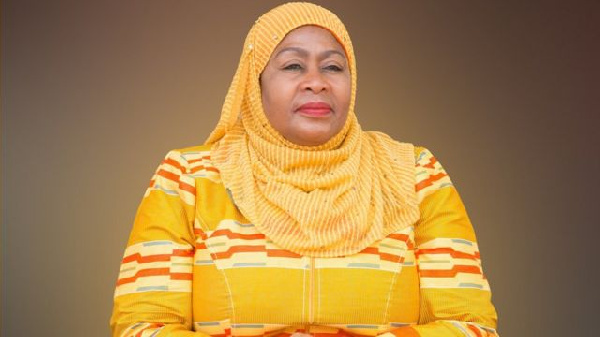 Tanzanian Vice President Samia Suluhu Hassan was sworn in as president