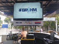 Electromart Ghana and Bruhm have gifted Rockzilla with 2 sets of Bruhm 65inch UHD TVs