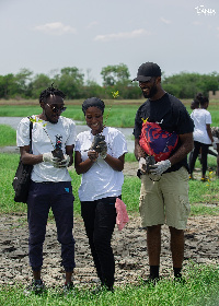 some staff captured in a photo