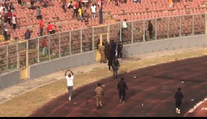 Angry supporters of the Porcupine Warriors were furious over decisions of the referee