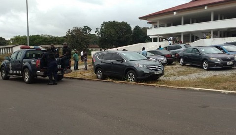 Scenes at the N Block of the University of Ghana