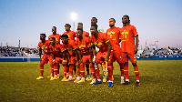 Black Stars in a group photo